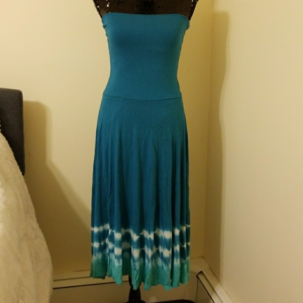 Tie Dye Maxi skirt maxi dress.